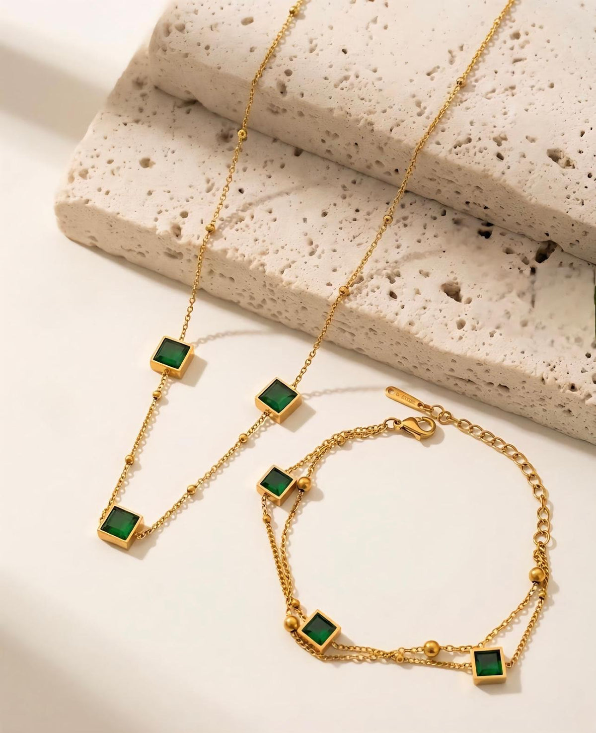 Emarld Stone Combo Set