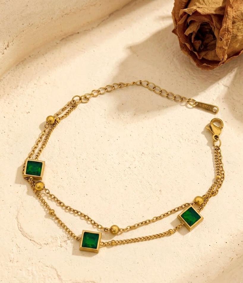 Zircon Rope Bracelet